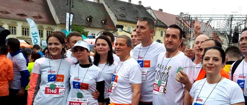 Politicienii aleargă pentru proiecte sociale. Cioloș, Barna și Turcan, la Maratonul Sibiului: M-am antrenat în campanie pentru acest eveniment