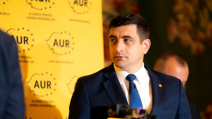 George Simion a votat la Colegiul Național „Gheorghe Lazăr”: „Tot ce ne dorim este un proces electoral democratic”