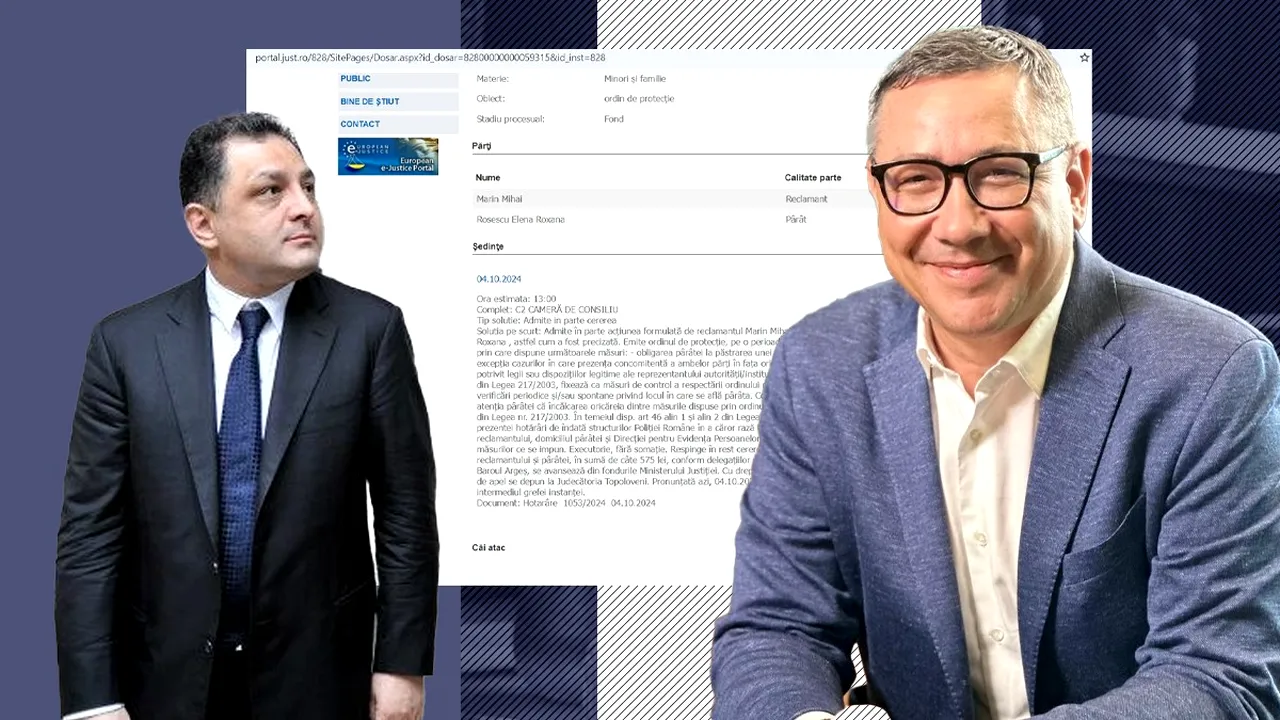 Marian VANGHELIE, bun de plată, după procesul de CALOMNIE/ Victor PONTA: 
