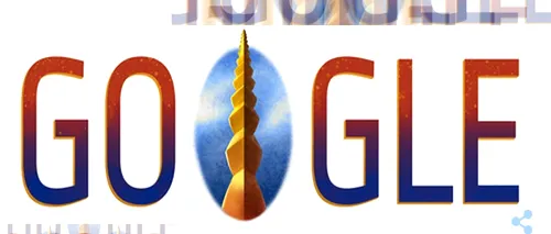 Google sărbătorește Ziua Națională a României printr-un logo în care apare Coloana Infinitului