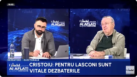 Ion Cristoiu: „Televiziunile lui Ciolacu o CULTIVĂ pe Lasconi”