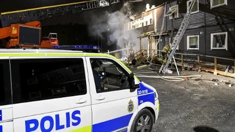 Centru pentru refugiați, incendiat în capitala Suediei