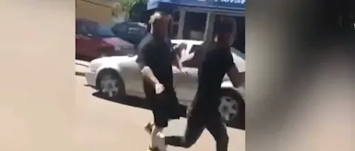 VIDEO | Ce a pățit bărbatul care a snopit un tânăr în bătaie, în stradă, după o șicanare în trafic