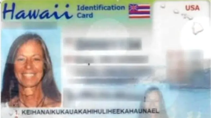 O femeie din Hawaii are un nume din 36 de litere, imposibil de scris pe documente de identitate