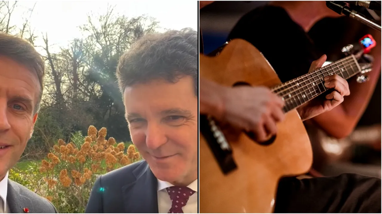 Ce melodie ne-a dedicat Palatul Elysee cu ocazia vizitei lui Nicușor Dan în Franța