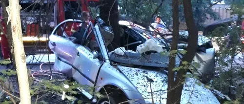 Un tânăr a murit după ce mașina pe care o conducea a intrat într-un copac în județul Constanța