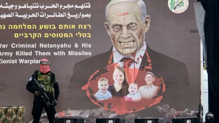 Hamas a predat Crucii Roșii cadavrele a patru ostatici, inclusiv un copil de NOUĂ luni și un jurnalist care milita pentru drepturile palestinienilor