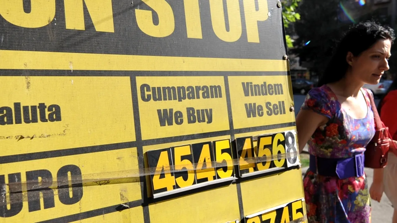 Leul s-a apreciat. Cursul a ajuns la 4,5171 lei/euro