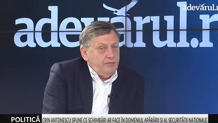 Crin Antonescu susține că SRI trebuie condus de un civil cu EXPERIENȚĂ politică și cultură de securitate