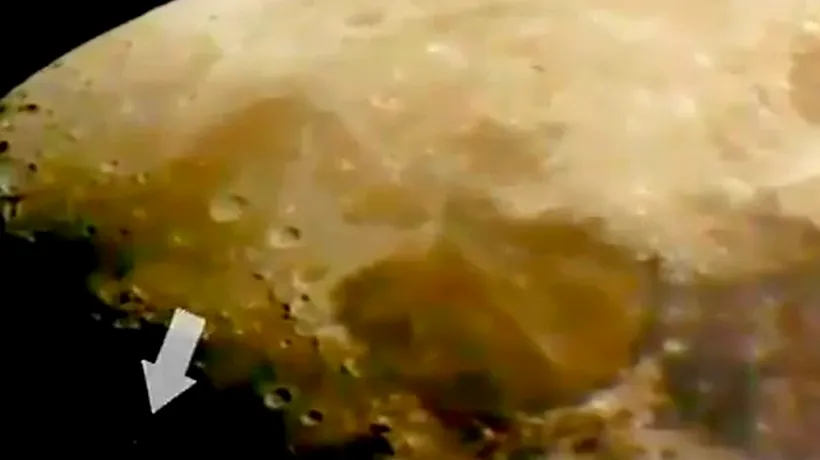 VIDEO. Un obiect neidentificat, reperat în apropierea Lunii