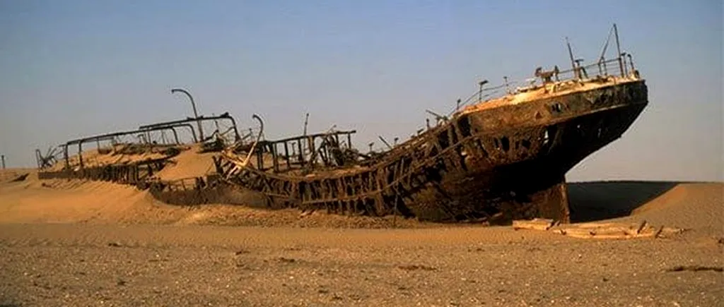 Corabie DISPĂRUTĂ acum 500 de ani, apărută în deșert. E greu de imaginat ce se afla în interior