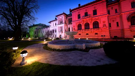 PALATUL COTROCENI, iluminat în culorile Italiei, joi seară. Ce a discutat Klaus Iohannis cu președintele italian