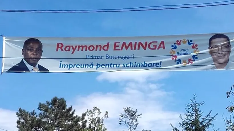 Raymond Eminga, primul african care candidează la o primărie în România: „Chiar dacă sunt negru cum sunt, sunt de-al vostru”