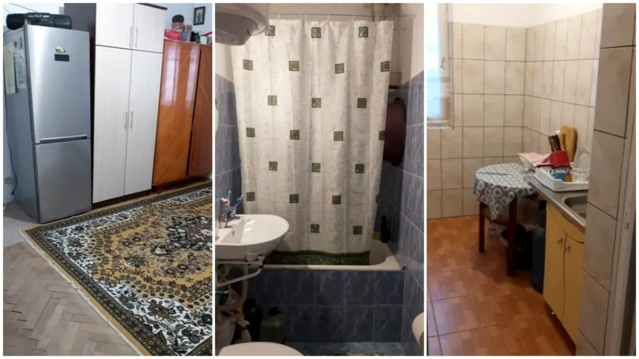 Localitatea din România în care poți cumpăra un APARTAMENT cu 2 camere cu doar 9000 de euro. Are boxă și beci și se poate locui imediat