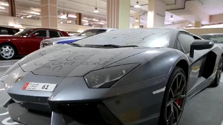 Un Lamborghini de 700 cai-putere, abandonat într-o parcare din Dubai. Povestea a devenit virală
