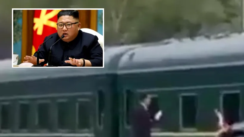 VIDEO: E incredibil ce au „înghesuit” oamenii lui KIM JONG-UN în trenul blindat, la plecarea dictatorului din Rusia