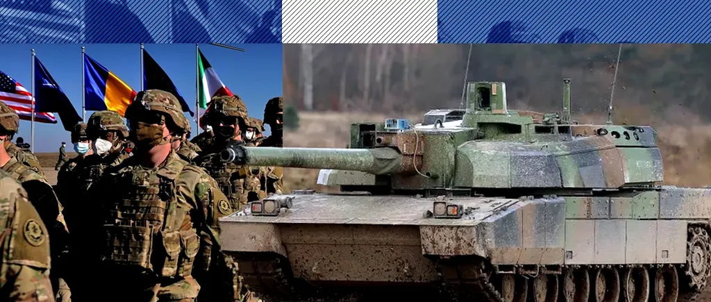 NATO întărește flancul estic. 50 de tancuri Leclerc și 2500 de militari suplimentează baza de la Cincu