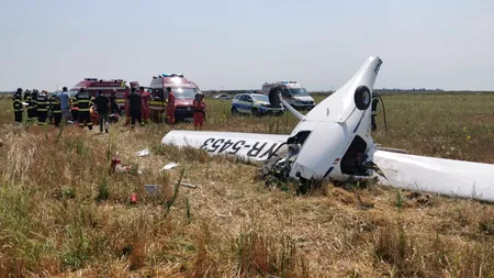 Un avion de mici dimensiuni s-a prăbușit lângă București