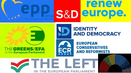 Alegerile Europarlamentare: Cu ce GRUPURI europarlamentare sunt afiliate partidele politice din România