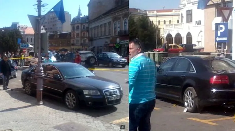 O BOMBĂ A EXPLODAT sub o mașină de lux la Oradea