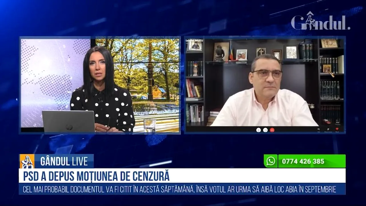 GÂNDUL LIVE. Gabriel Mutu, primarul Sectorului 6: „Intenția noastră este ca votul din 27 septembrie să se deruleze în siguranță deplină”