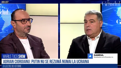 VIDEO Istoricul Adrian Cioroianu, despre strategia lui Putin și joaca de-a granițele: „Nu se rezumă numai la Ucraina. Putin vrea o nouă ordine europeană!