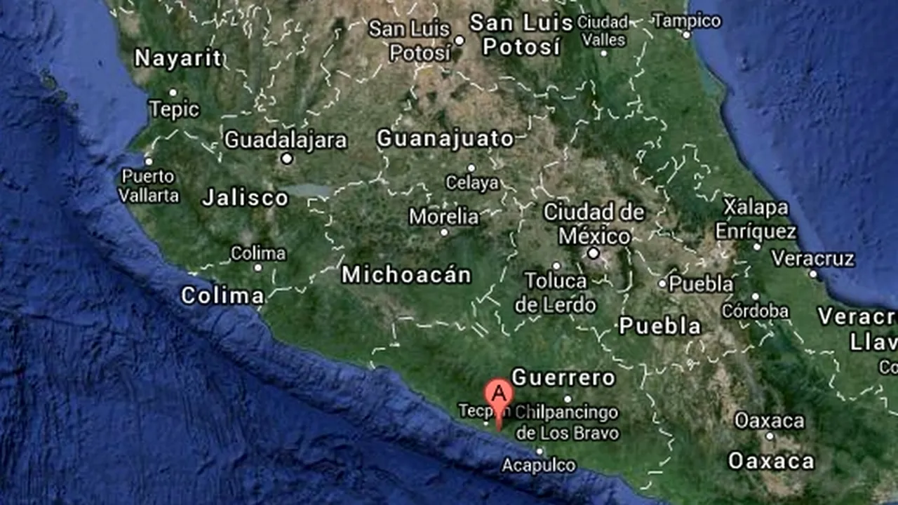 Cutremur de 7,5 grade în sud-vestul Mexicului