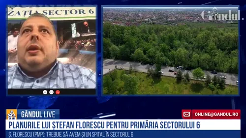 Ștefan Florescu, candidat PMP la Primăria Sectorului 6, vorbește la GÂNDUL LIVE despre problemele locuitorilor și soluțiile pe care le-a pregătit - VIDEO