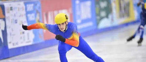 FOTE 2013 Prima medalie pentru România: patinatorul Emil Imre, argint la 500 m short-track