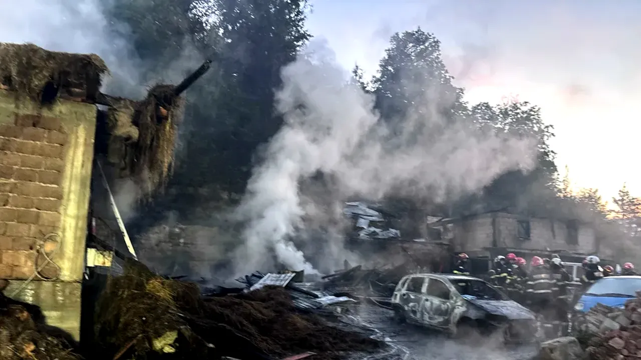 Un nou incendiu la Mănăstirea Bisericani, din Neamț, la două luni după tragedia în care a murit un om