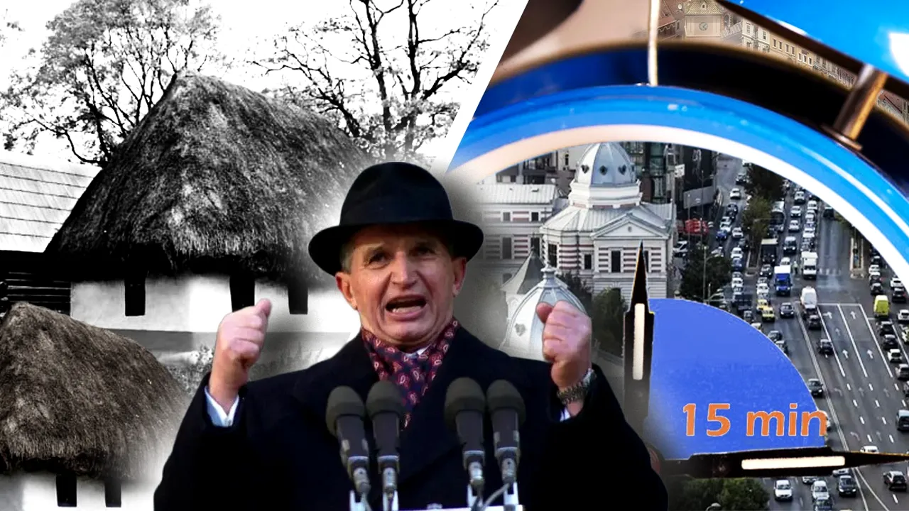 Efectul industrializării forțate în Epoca de Aur - orașele de 15 minute ar fi apărut încă din anii 90. Deși el însuși era fiu de țărani, Ceaușescu ura țăranii, în care vedea dușmanul ideologic al comunismului. Istoric: Dacă Ceaușescu nu pica, satele României dispăreau aproape complet