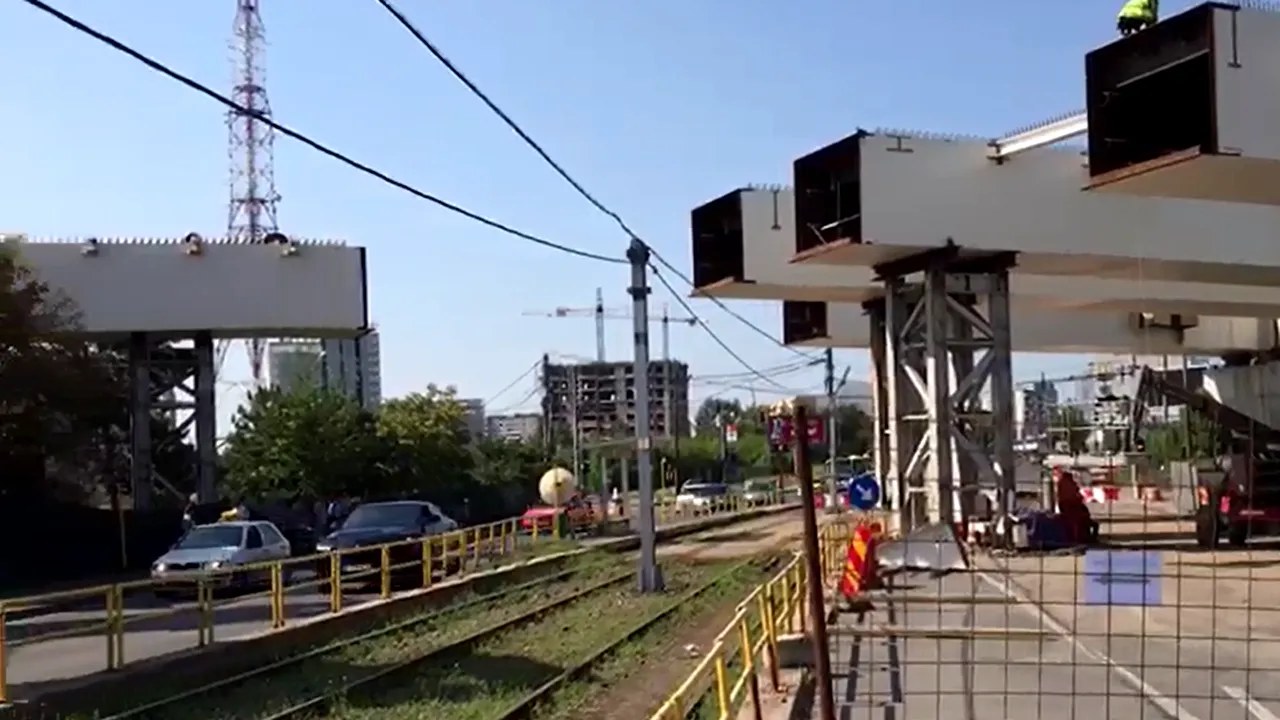 Trece Primăria Capitalei testul tramvaiului 41? Cum arată șantierele de la podurile Grant și Ciurel - VIDEO
