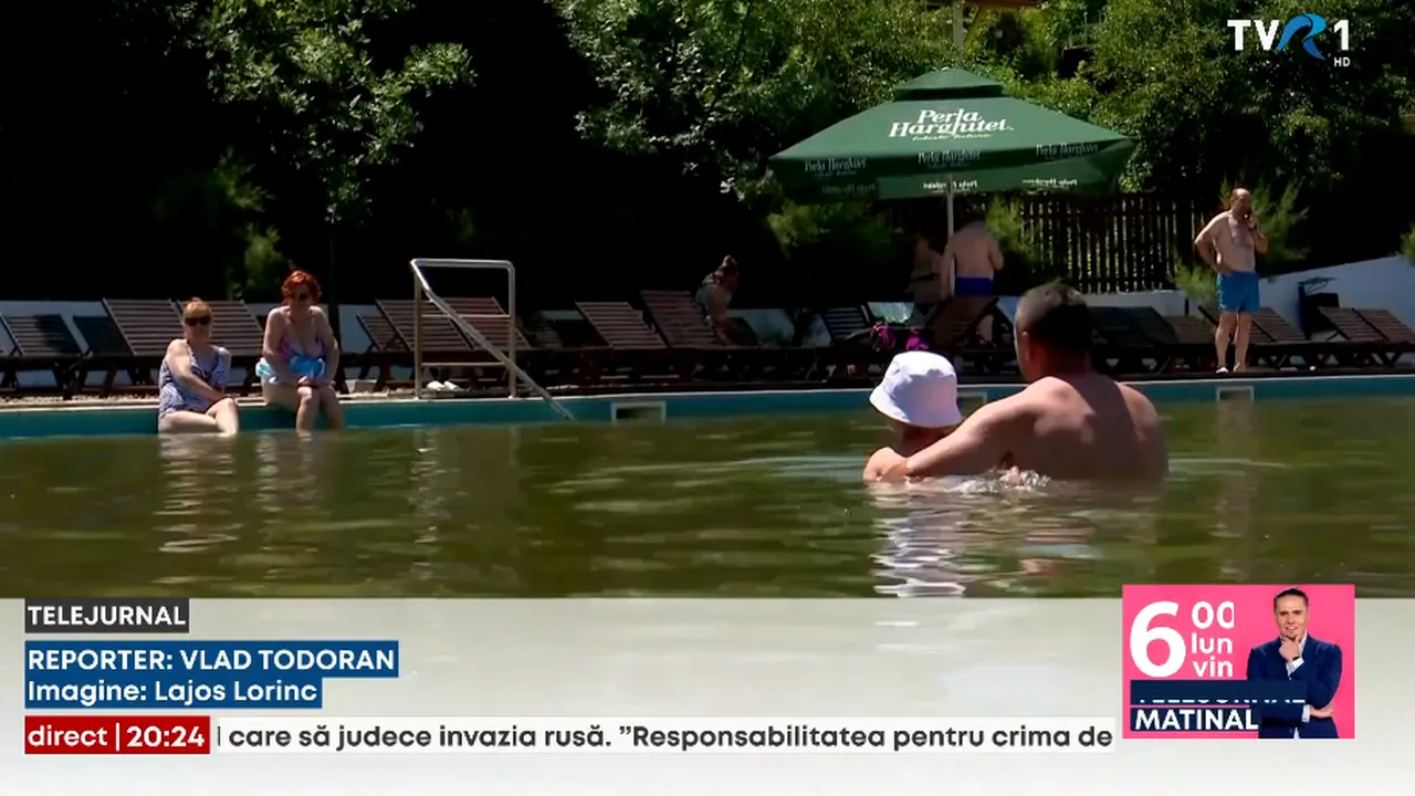 Se reia turismul la PRAID, dar la scară mai mică: s-a deschis ștrandul cu apă sărată
