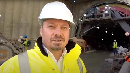 Tunelul Alina de pe Secțiunea 4 din Autostrada Pitești-Sibiu e aproape gata/ S-a forat pe o distanță de peste 1 km