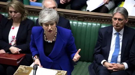 Camera Comunelor RESPINGE din nou Acordul Brexit / Ce opțiuni sunt, potrivit premierului Theresa May / Reacția UE 