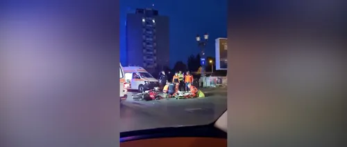 Accident grav în București. Un motociclist a murit în urma unui impact cu o mașină | VIDEO