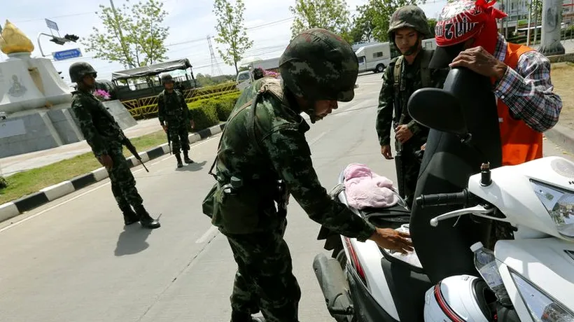 Armata din Thailanda a decretat legea marțială. Avertismentul SUA