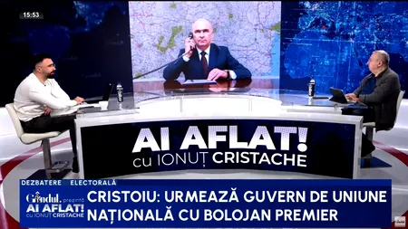 Ion Cristoiu: „Se pregătește un guvern de UNIUNE NAȚIONALĂ condus de Ilie Bolojan”