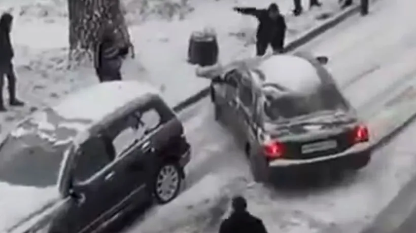 VIDEO. Cum a fost evitat un accident în Rusia