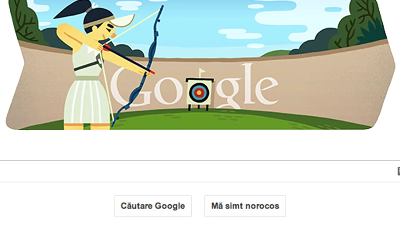 Londra 2012 tir cu arcul, noul logo Google. Programul probelor de sâmbătă la JO 2012