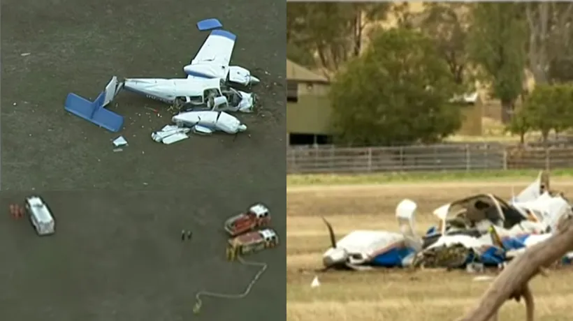 Accident teribil în Australia: Două avioane s-au ciocnit în zbor. Persoanele aflate la bord au murit