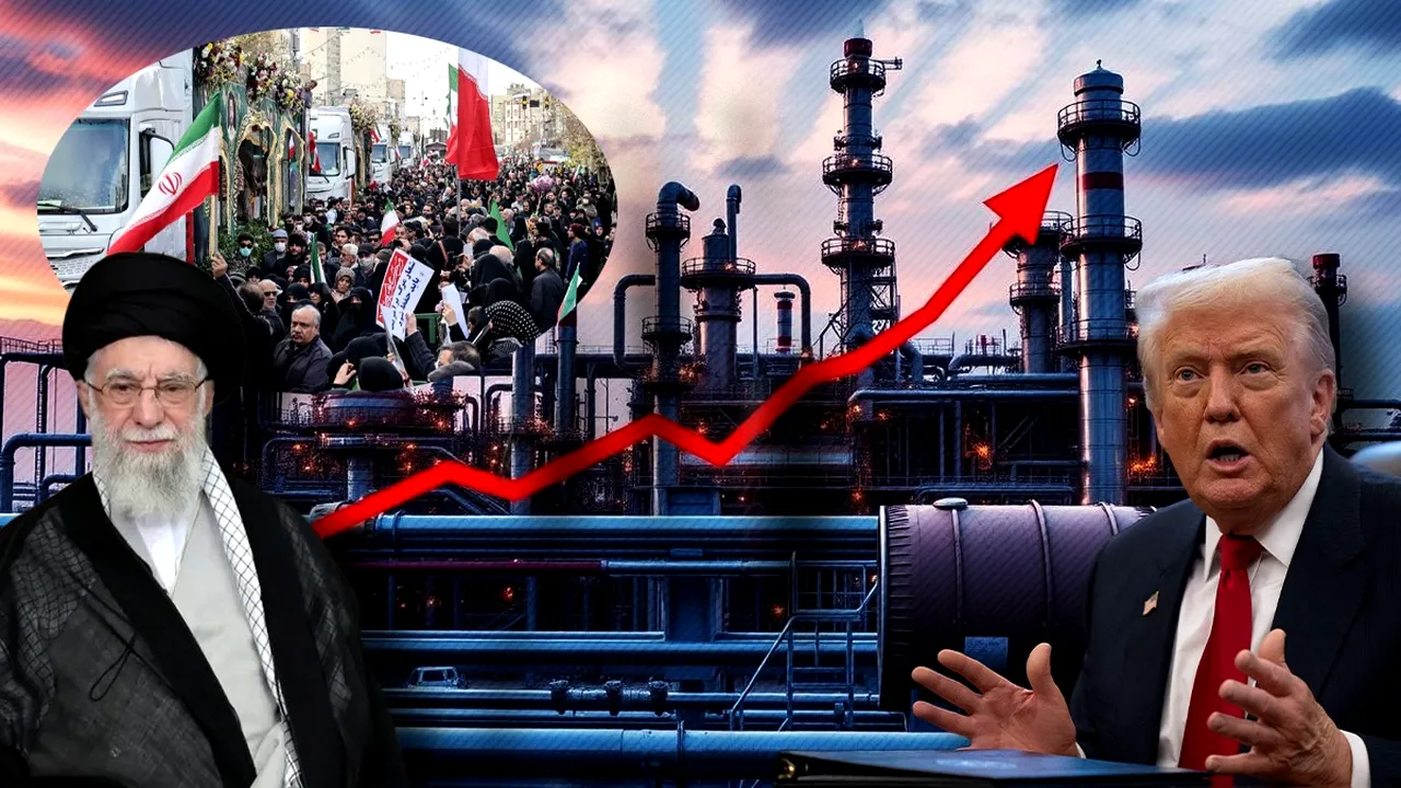 Prețurile la petrol au crescut din cauza situației turbulente din Iran și a amenințărilor lui Trump cu războiul. Risc mai mare decât în Venezuela
