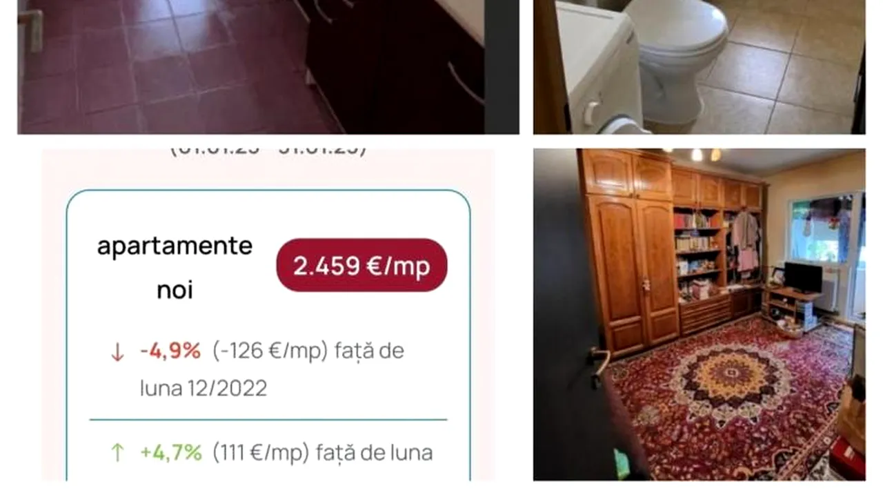 Prețul EXORBITANT cerut de un clujean pentru o garsonieră veche: „Ce anume din acest apartament ați încadrat ca fiind nou?”