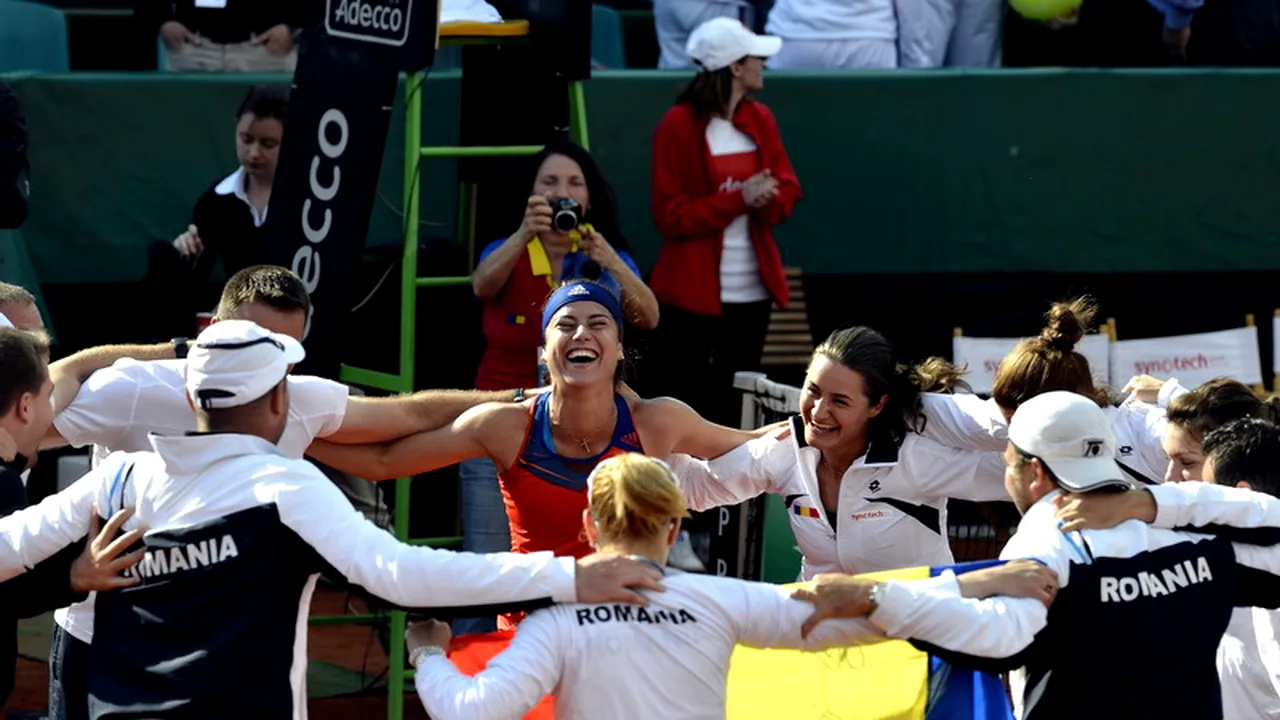 Întâlnirea de tenis România - Spania, din Fed Cup, la Patinoarul Dunărea din Galați