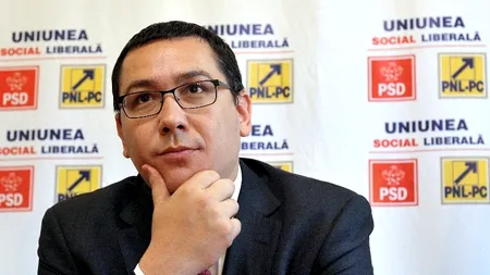 Mesajul premierului Victor Ponta: 