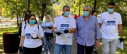 Călin Popescu Tăriceanu strânge semnături pentru candidatura la Primăria Capitalei: ”Oamenii sunt buni, amabili și primitori, dar frica de infectare cu virus își pune amprenta pe campania electorală”