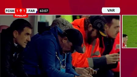 Analiza VAR a dus la anularea unui gol valabil în partida FCSB - Farul! FRF mută vina la operatorul softului, deținătorii de drepturi TV reacționează