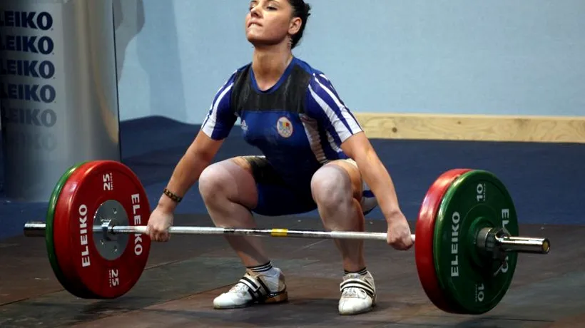 INTERVIU. Roxana Cocoș, medaliată cu argint la haltere: Ridic 15 tone pe săptămână pentru o medalie la JO