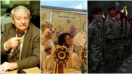 25 OCTOMBRIE, calendarul zilei: 100 de ani de la nașterea lui Ioan Chirilă. Începe Campionatul Mondial de Frumusețe Felină. Ziua Armatei Române