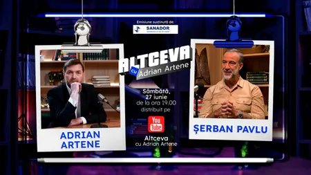 Actorul Șerban Pavlu a mărturisit la „Altceva cu Adrian Artene” că s-a gândit să renunțe: „Mi-am dorit să nu fiu actorul unui singur personaj”
